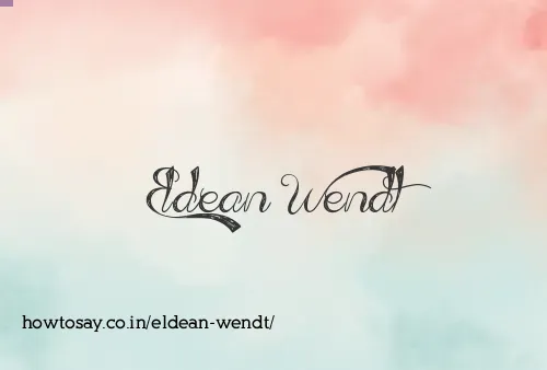 Eldean Wendt