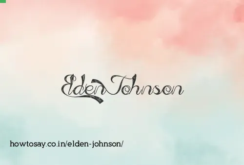 Elden Johnson