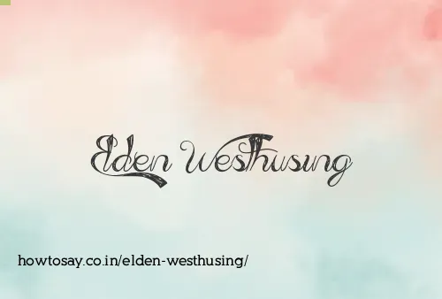 Elden Westhusing