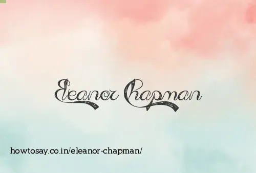 Eleanor Chapman