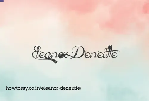 Eleanor Deneutte