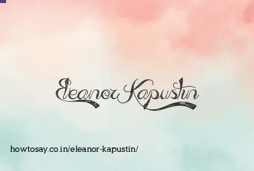 Eleanor Kapustin