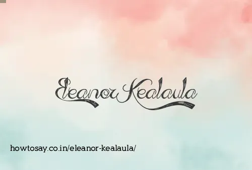 Eleanor Kealaula