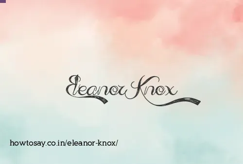 Eleanor Knox