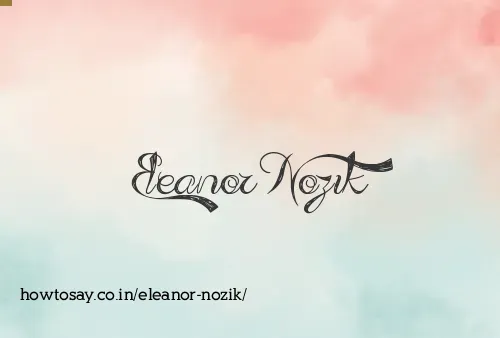 Eleanor Nozik