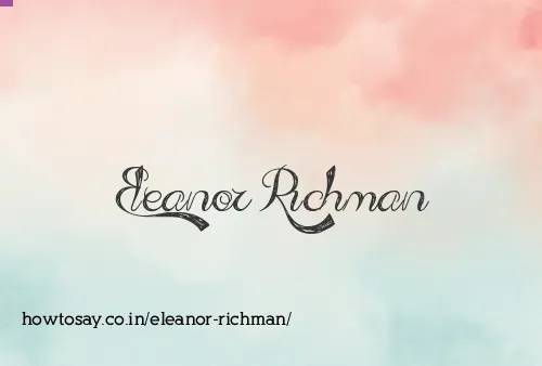 Eleanor Richman