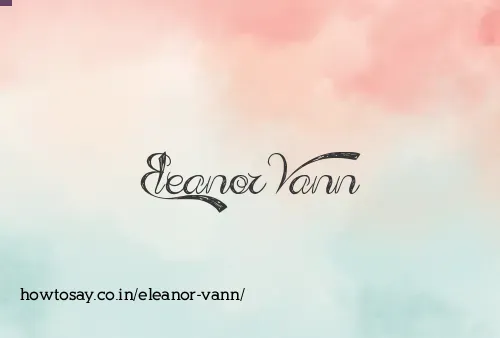 Eleanor Vann