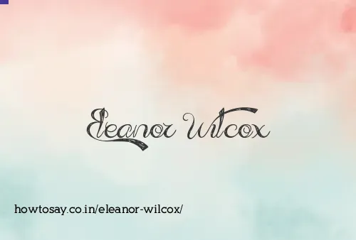 Eleanor Wilcox