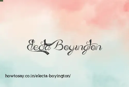 Electa Boyington