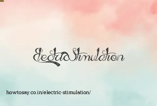 Electric Stimulation