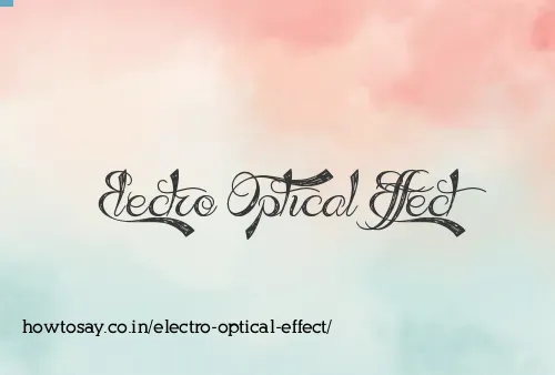 Electro Optical Effect