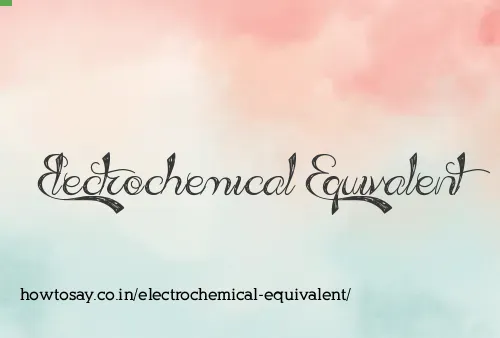 Electrochemical Equivalent