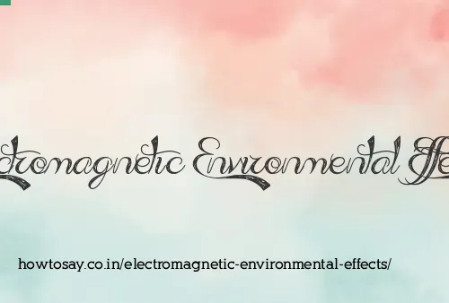 Electromagnetic Environmental Effects