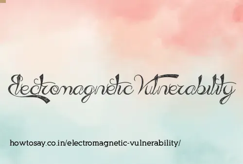 Electromagnetic Vulnerability