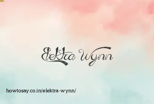 Elektra Wynn