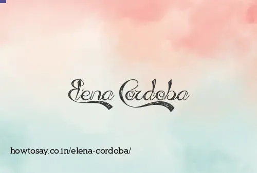 Elena Cordoba