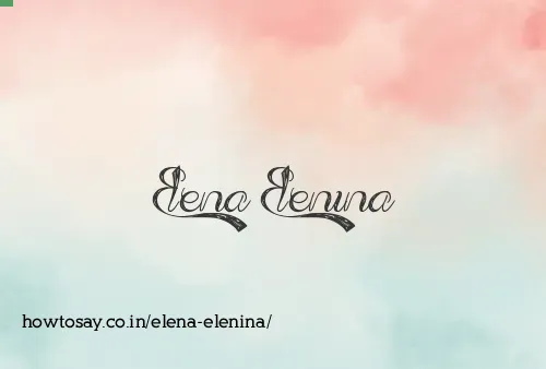 Elena Elenina