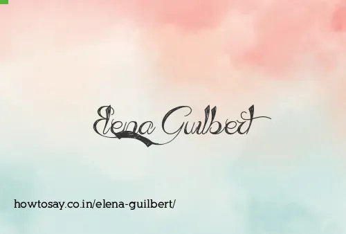 Elena Guilbert