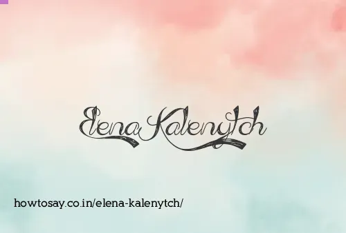 Elena Kalenytch
