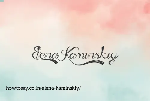 Elena Kaminskiy