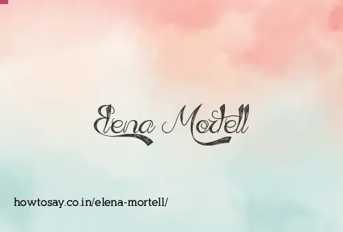 Elena Mortell