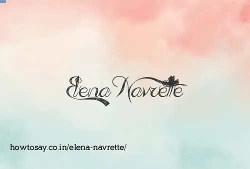 Elena Navrette