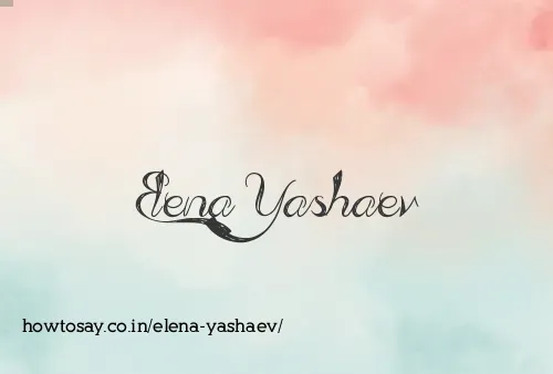 Elena Yashaev