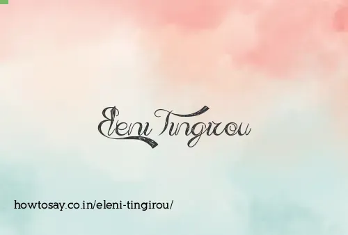 Eleni Tingirou