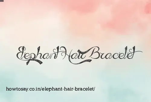 Elephant Hair Bracelet