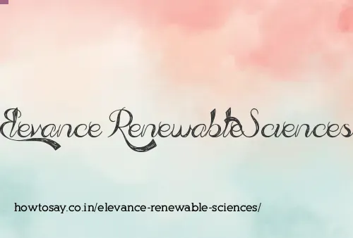 Elevance Renewable Sciences