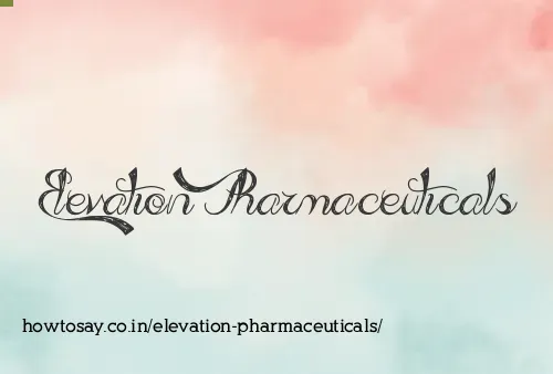 Elevation Pharmaceuticals