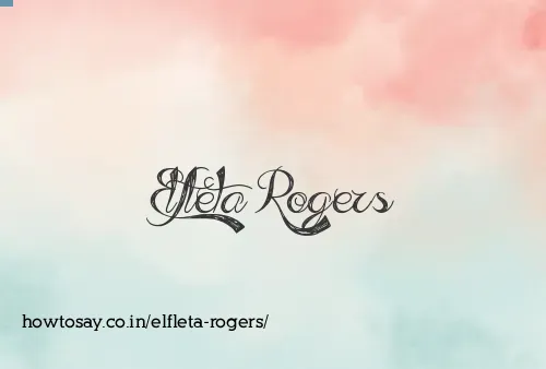 Elfleta Rogers
