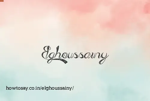 Elghoussainy