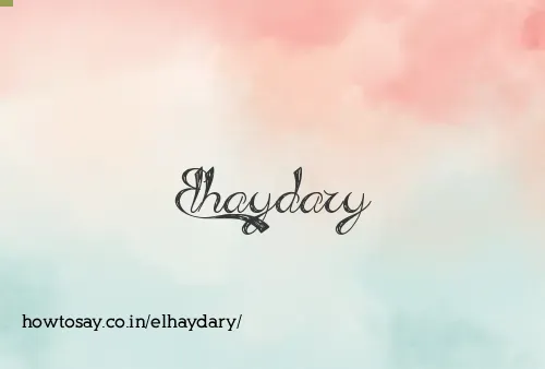 Elhaydary
