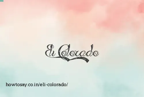 Eli Colorado