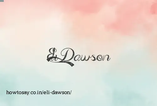 Eli Dawson
