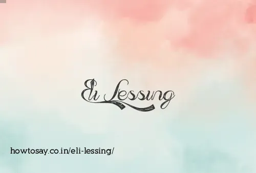 Eli Lessing