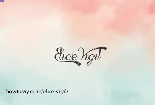 Elice Vigil