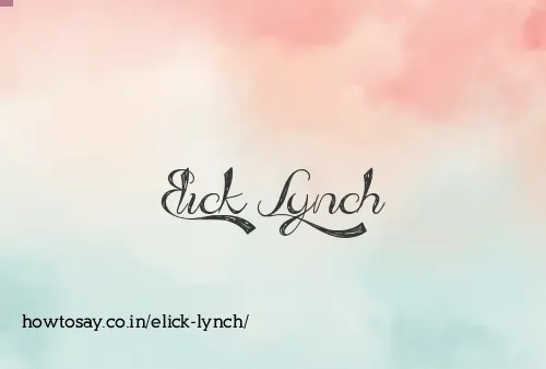 Elick Lynch
