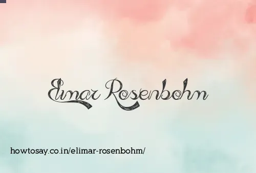 Elimar Rosenbohm