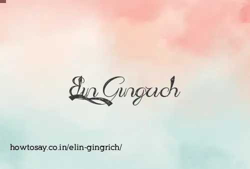 Elin Gingrich