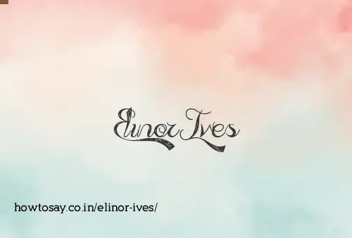 Elinor Ives