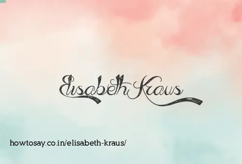 Elisabeth Kraus