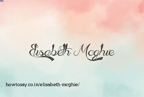 Elisabeth Mcghie