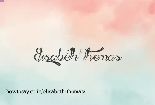 Elisabeth Thomas
