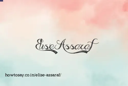 Elise Assaraf