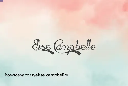Elise Campbello