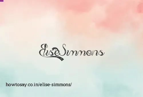 Elise Simmons