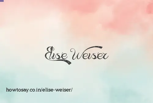 Elise Weiser