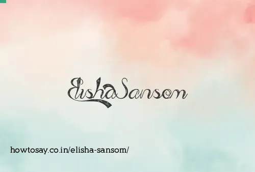 Elisha Sansom